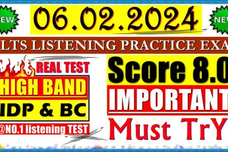 IELTS LISTENING PRACTICE TEST 2024 WITH ANSWERS | 06.02.2024