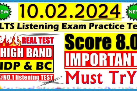 IELTS LISTENING PRACTICE TEST 2024 WITH ANSWERS | 10.02.2024