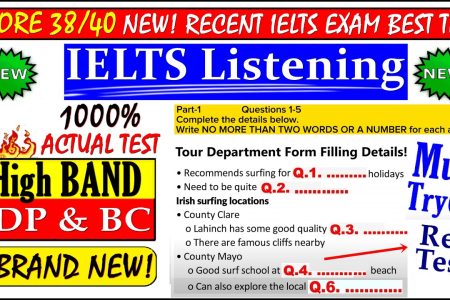 IELTS LISTENING PRACTICE TEST 2024 WITH ANSWERS | 12.09.2024