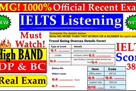 IELTS LISTENING PRACTICE TEST 2024 WITH ANSWERS | 28.08.2024