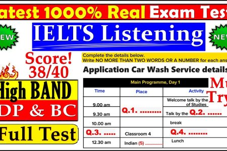 IELTS LISTENING PRACTICE TEST 2024 WITH ANSWERS | 29.08.2024