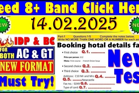 IELTS LISTENING PRACTICE TEST 2025 WITH ANSWERS | 14.02.2025