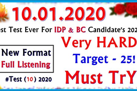 IELTS LISTENING PRACTICE TEST 2020 WITH ANSWERS | 10.01.2020