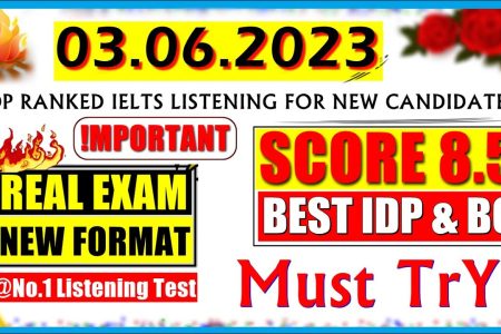 IELTS LISTENING PRACTICE TEST 2023 WITH ANSWERS | 03.06.2023