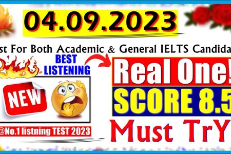 IELTS LISTENING PRACTICE TEST 2023 WITH ANSWERS | 04.09.2023