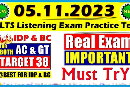 IELTS LISTENING PRACTICE TEST 2023 WITH ANSWERS | 05.11.2023