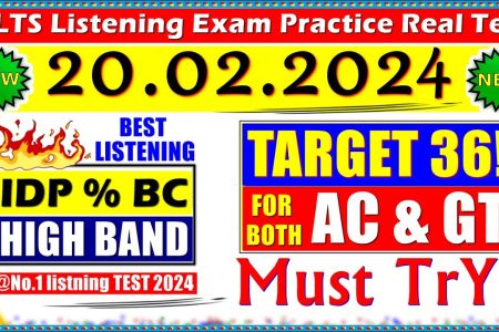 IELTS LISTENING PRACTICE TEST 2024 WITH ANSWERS | 20.02.2024
