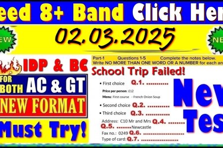 IELTS LISTENING PRACTICE TEST 2025 WITH ANSWERS | 02.03.2025