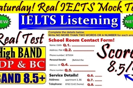 IELTS LISTENING PRACTICE TEST 2025 WITH ANSWERS | 08.03.2025