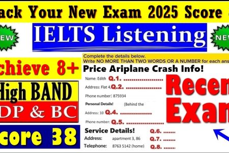 IELTS LISTENING PRACTICE TEST 2025 WITH ANSWERS | 31.03.2025