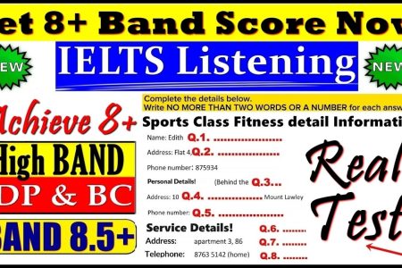 IELTS LISTENING PRACTICE TEST 2025 WITH ANSWERS | 13.04.2025