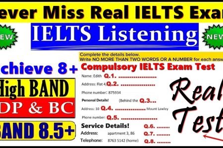 IELTS LISTENING PRACTICE TEST 2025 WITH ANSWERS | 21.04.2025
