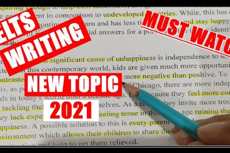 IELTS Writing Test | New Writing Task 2 Topic 2021