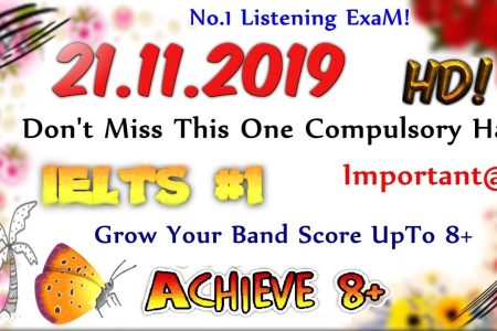 IELTS LISTENING PRACTICE TEST 2019 WITH ANSWERS | 21.11.2019