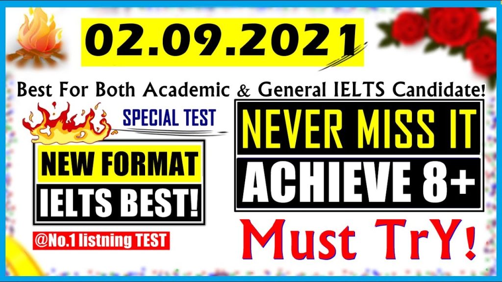 IELTS LISTENING PRACTICE TEST 2021 WITH ANSWERS | 02.09.2021 – HASH IELTS