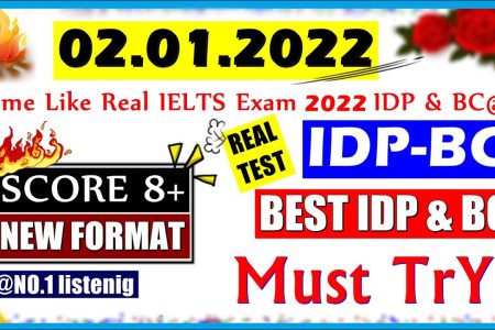 IELTS LISTENING PRACTICE TEST 2022 WITH ANSWERS | 02.01.2022