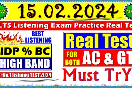 IELTS LISTENING PRACTICE TEST 2024 WITH ANSWERS | 15.02.2024