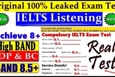 IELTS LISTENING PRACTICE TEST 2025 WITH ANSWERS | 08.05.2025
