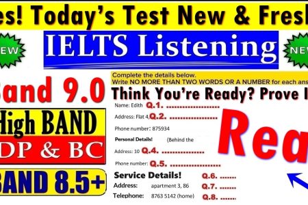 IELTS LISTENING PRACTICE TEST 2025 WITH ANSWERS | 15.05.2025