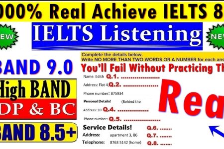 IELTS LISTENING PRACTICE TEST 2025 WITH ANSWERS | 20.05.2025