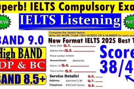 IELTS LISTENING PRACTICE TEST 2025 WITH ANSWERS | 23.05.2025
