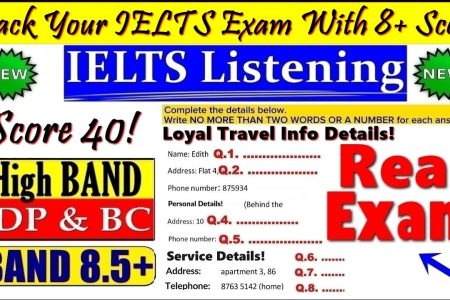 IELTS LISTENING PRACTICE TEST 2025 WITH ANSWERS | 31.05.2025