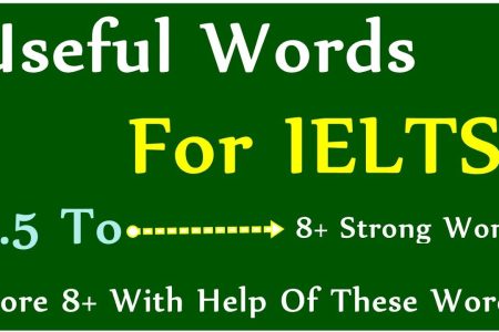 Useful Words For IELTS | WRITING | SPEAKING Score 8+ | IELTS 2019 Tips