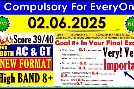 IELTS LISTENING PRACTICE TEST 2025 WITH ANSWERS | 02.06.2025