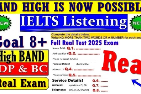 IELTS LISTENING PRACTICE TEST 2025 WITH ANSWERS | 17.07.2025