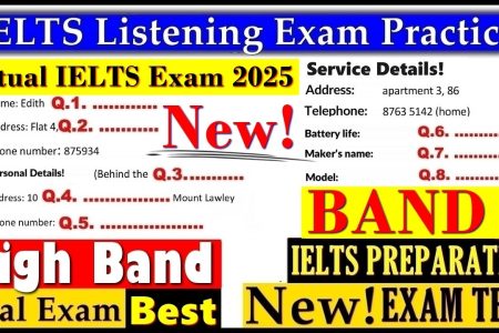 IELTS LISTENING PRACTICE TEST 2025 WITH ANSWERS | 26.07.2025